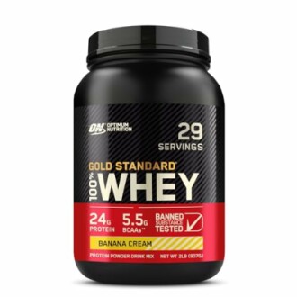 Optimum Nutrition Gold Standard 100% Whey Protein, Banana Cream flavor
