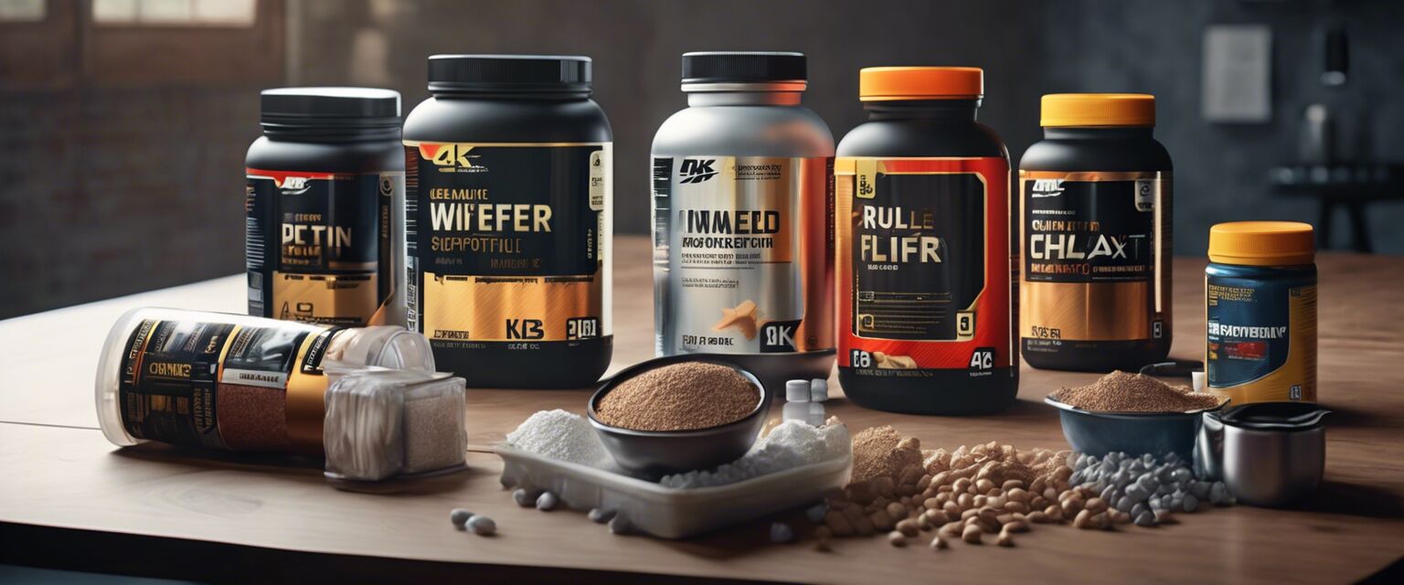 Different types of protein supplements